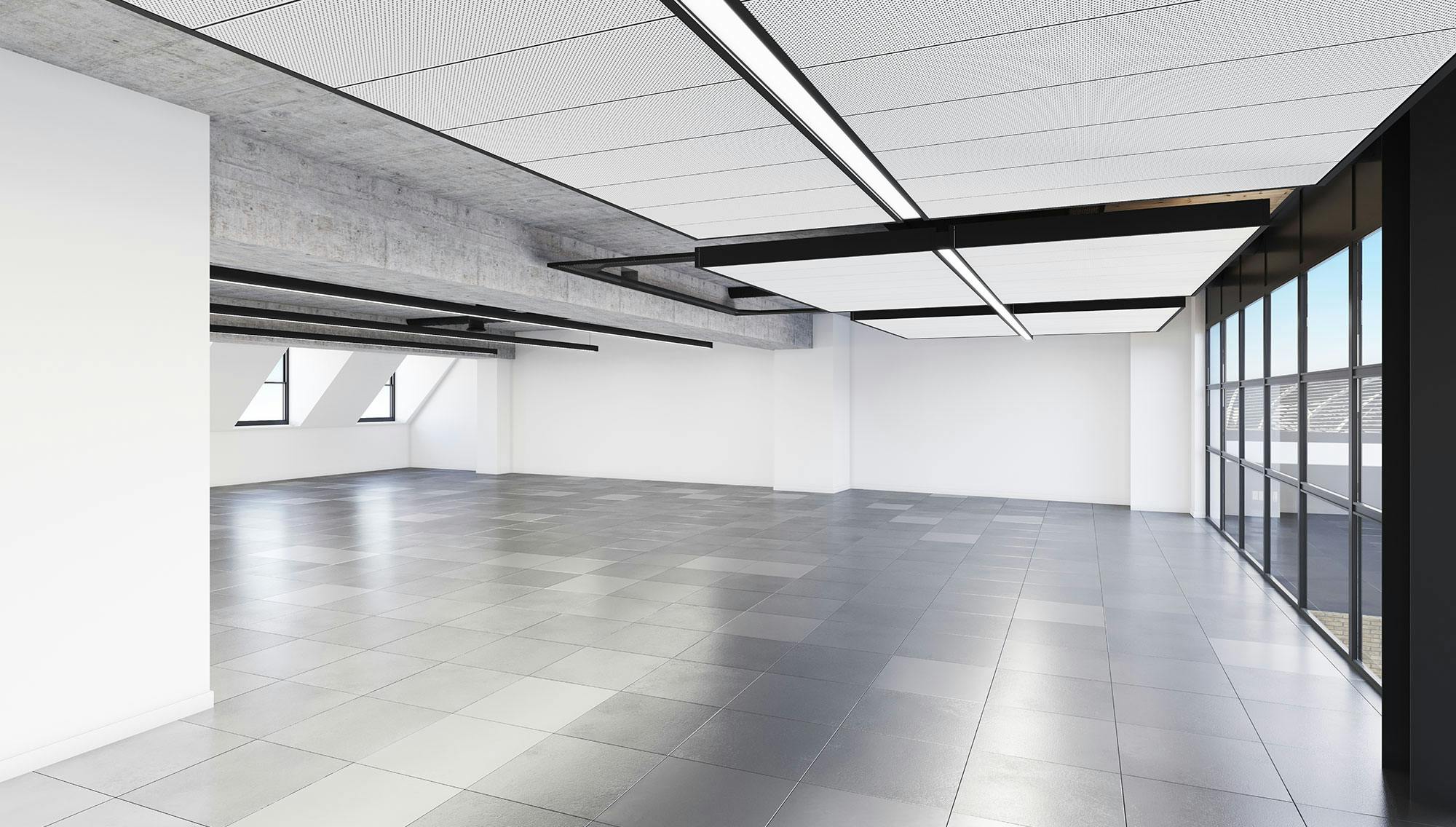 CGI of 6th floor Blank Canvas space